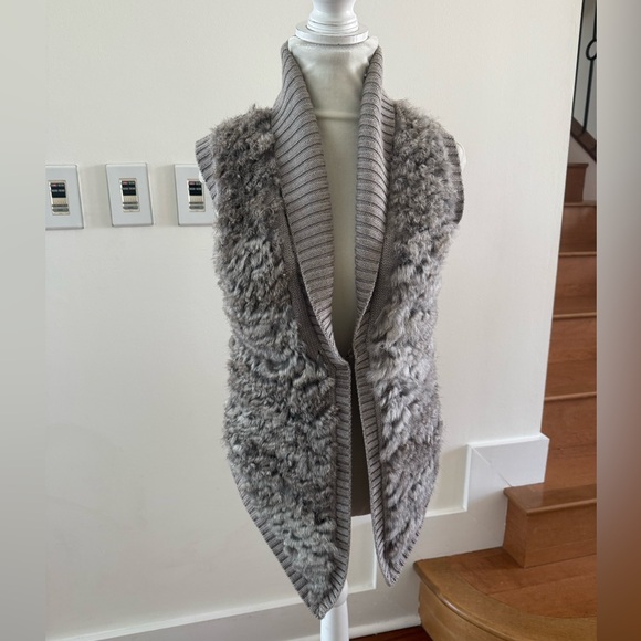 Haute Hippie | Jackets & Coats | Haute Hippie 0 Rabbit Fur Merino Wool ...